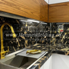 Portero Gold black marble	